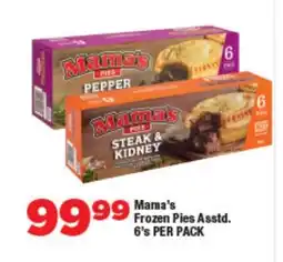 OK Foods Mama's Frozen Pies Asstd. offer