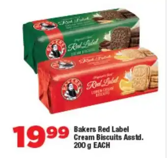 OK Foods Bakers Red Label Cream Biscuits Asstd. offer