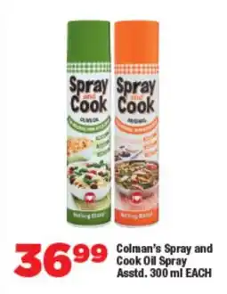 OK Foods Colman's Spray and Cook Oil Spray Asstd. offer