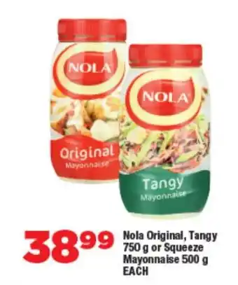 OK Foods Nola Original, Tangy or Squeeze Mayonnaise offer