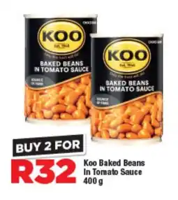 OK Foods Koo Baked Beans In Tomato Sauce offer