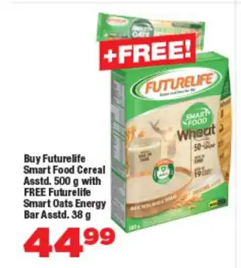 OK Foods Buy Futurelife Smart Food Cereal Asstd. with FREE Futurelife Smart Oats Energy Bar Asstd. offer