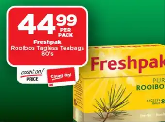 OK Foods Freshpak Rooibos Tagless Teabags offer