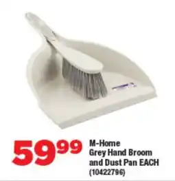 OK Foods M-Home Grey Hand Broom and Dust Pan offer