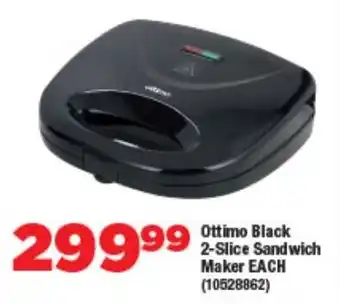 OK Foods Ottimo Black 2-Slice Sandwich Maker offer