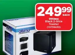 OK Foods Ottimo Black 2-Slice Toaster offer