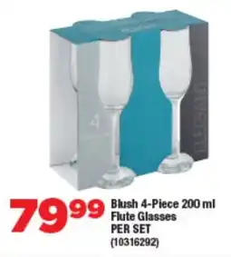 OK Foods Blush Flute Glasses offer