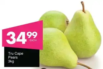 Save Tru Cape Pears offer