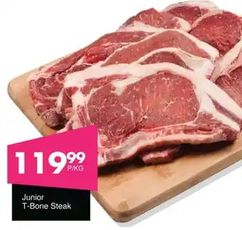 Save Junior T-Bone Steak offer