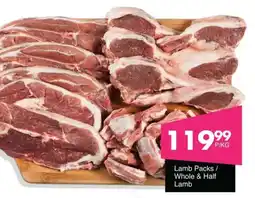 Save Lamb Packs/ Whole & Half Lamb offer