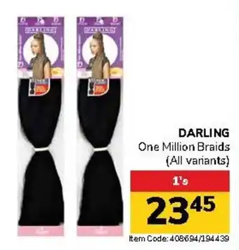 Jumbo DARLING One Million Braids offer