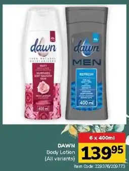 Jumbo DAWN Body Lotion offer