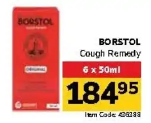 Jumbo BORSTOL Cough Remedy offer