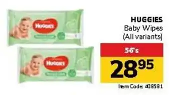 Jumbo HUGGIES Baby Wipes offer