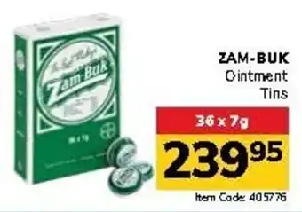 Jumbo ZAM-BUK Ointment Tins offer