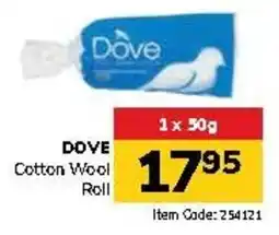 Jumbo DOVE Cotton Wool Roll offer