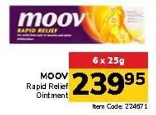 Jumbo MOOV Rapid Relief Ointment offer