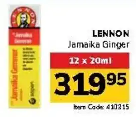 Jumbo LENNON Jamaika Ginger offer