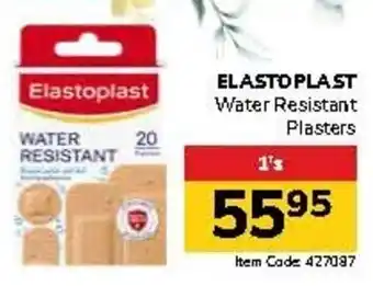 Jumbo ELASTOPLAST Water Resistant Plasters offer