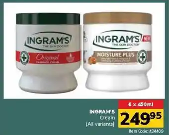 Jumbo INGRAM'S Cream offer