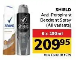 Jumbo SHIELD Anti-Perspirant Deodrant Spray offer