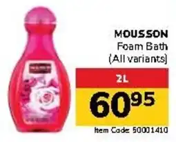 Jumbo MOUSSON Foam Bath offer