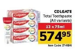 Jumbo COLGATE Total Toothpaste offer