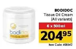 Jumbo BODIDOC Tissue Oil Cream offer