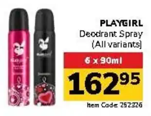 Jumbo PLAYGIRL Deodrant Spray offer