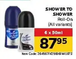 Jumbo SHOWER TO SHOWER Roll-On offer