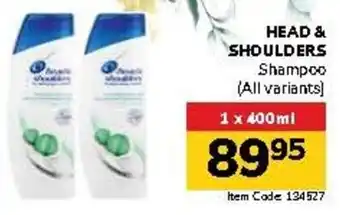 Jumbo HEAD & SHOULDERS Shampoo offer