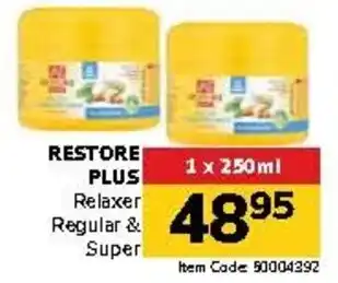 Jumbo RESTORE PLUS Relaxer Regular & Super offer