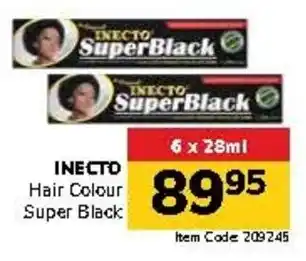 Jumbo INECTO Hair Colour Super Black offer