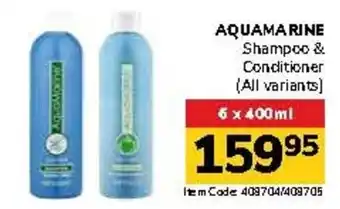 Jumbo AQUAMARINE Shampoo & Conditioner offer