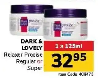 Jumbo DARK & LOVELY Relaxer Precise Regular or Super offer