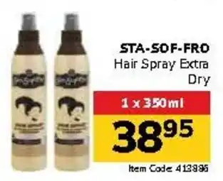 Jumbo STA-SOF-FRO Hair Spray Extra Dry offer