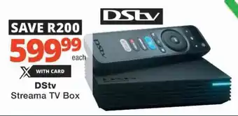 Checkers Hyper DStv Streama TV Box offer