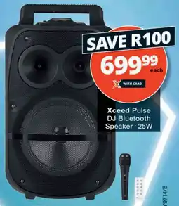 Checkers Hyper Xceed Pulse DJ Bluetooth Speaker offer