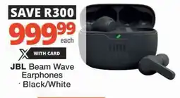 Checkers Hyper JBL Beam Wave Earphones offer