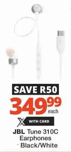 Checkers Hyper JBL Tune 310C Earphones offer