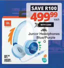 Checkers Hyper JBL Junior Headphones offer