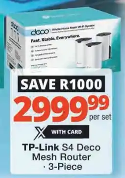 Checkers Hyper TP-Link S4 Deco Mesh Router offer