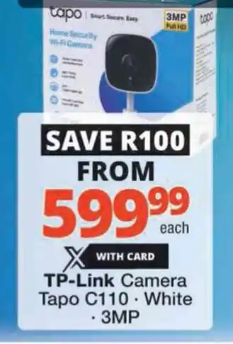 Checkers Hyper TP-Link Camera Tapo C110 offer