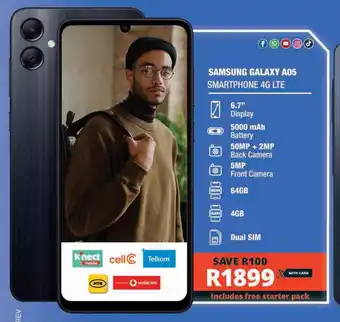 Checkers Hyper Samsung Galaxy A05 offer