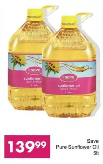 Save Save Pure Sunflower Oil offer