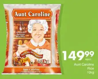 Save Aunt Caroline Rice offer