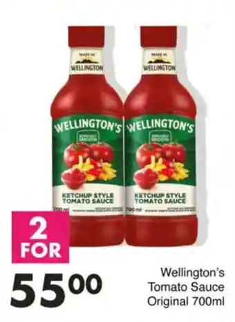 Save Wellington's Tomato Sauce Original offer