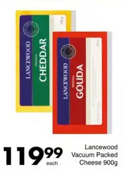 Save Lancewood Vacuum Packed Cheese offer