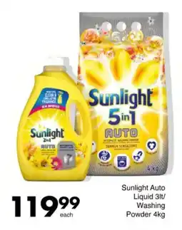 Save Sunlight Auto Liquid/ Washing Powder offer