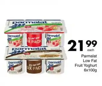 Save Parmalat Low Fat Fruit Yoghurt offer